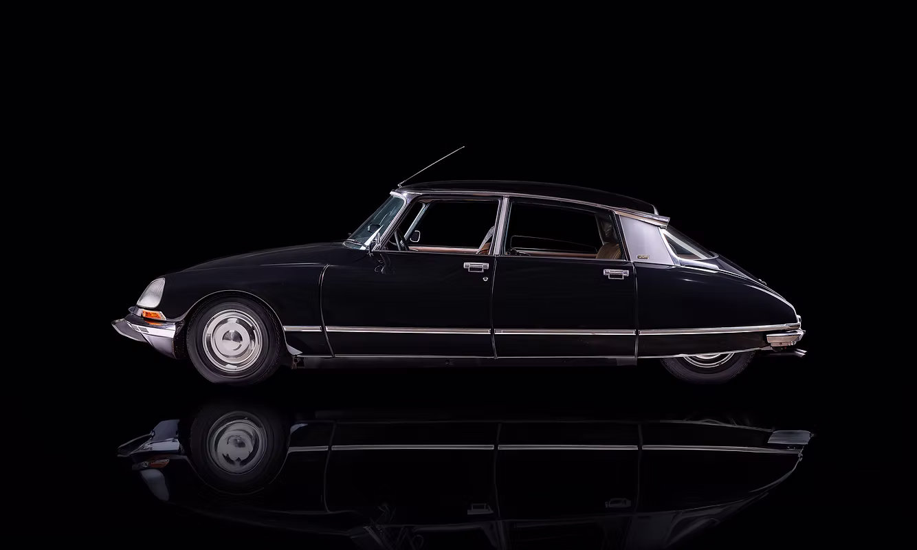 Citroën DS avec reflet